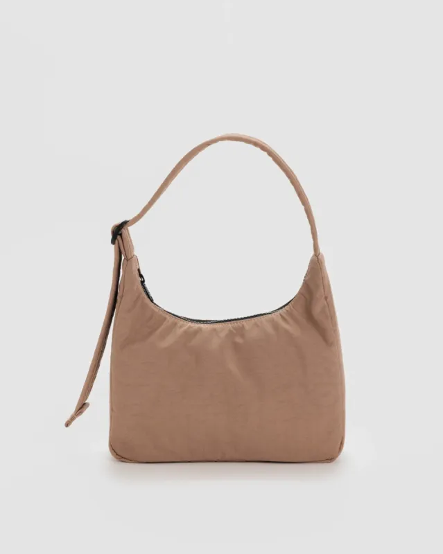 Baggu | Mini Nylon Shoulder Bag - Cocoa sold by Fort