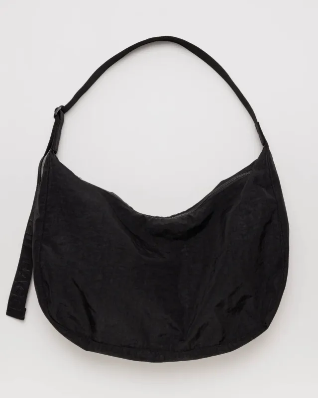 Baggu | Large Nylon Crescent Bag - Black sold by Fort