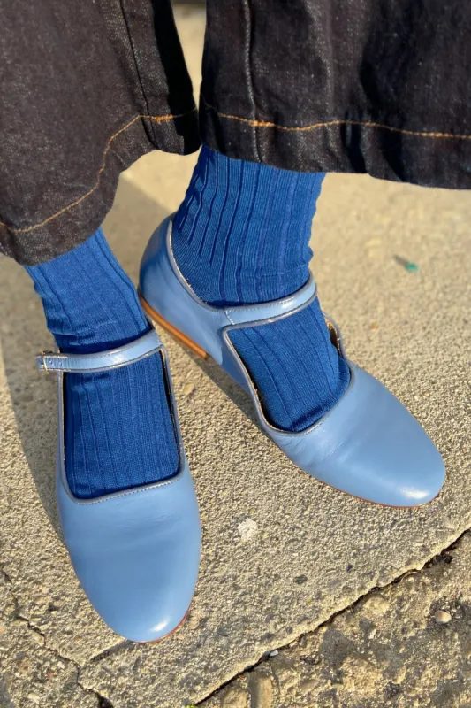 Le Bon Shoppe | Her Socks - Cobalt sold by Fort