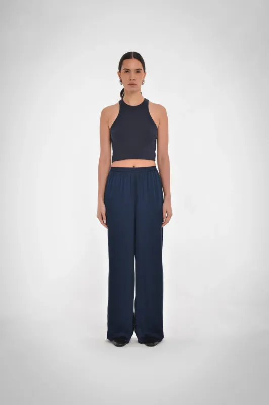 Paper Lable | True Pant - Navy sold by Fort