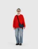 Baggu | Small Nylon Crescent Bag - Navy Green Check sold by Fort