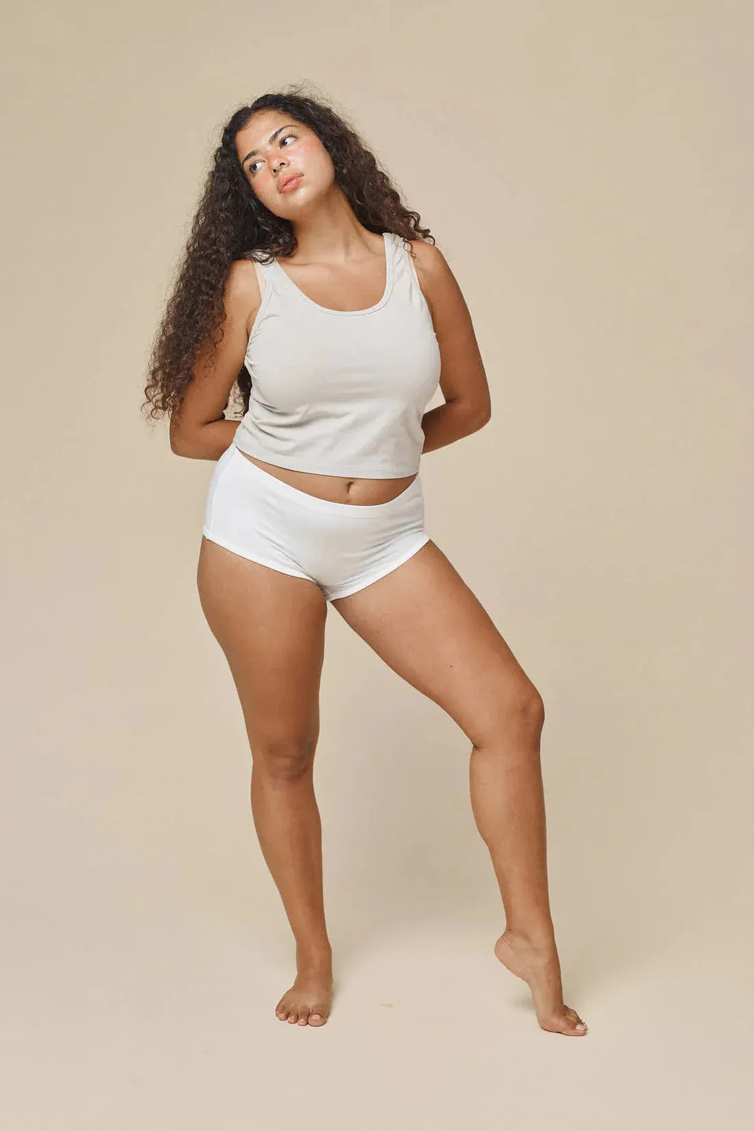 Jungmaven | Sporty Tank - Washed White sold by Fort