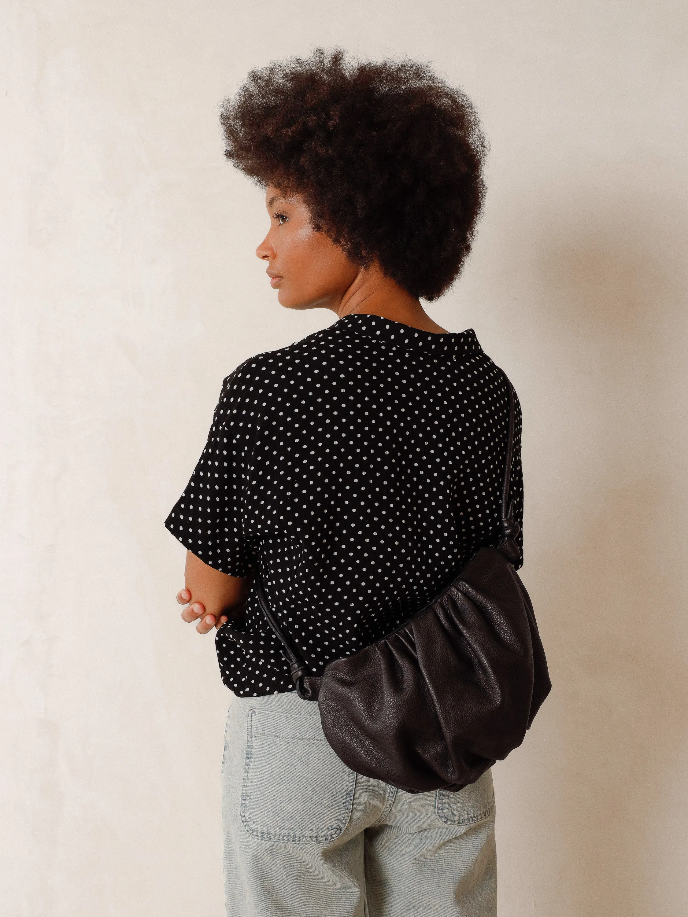 Indi & Cold | Leather Bag - Black sold by Fort