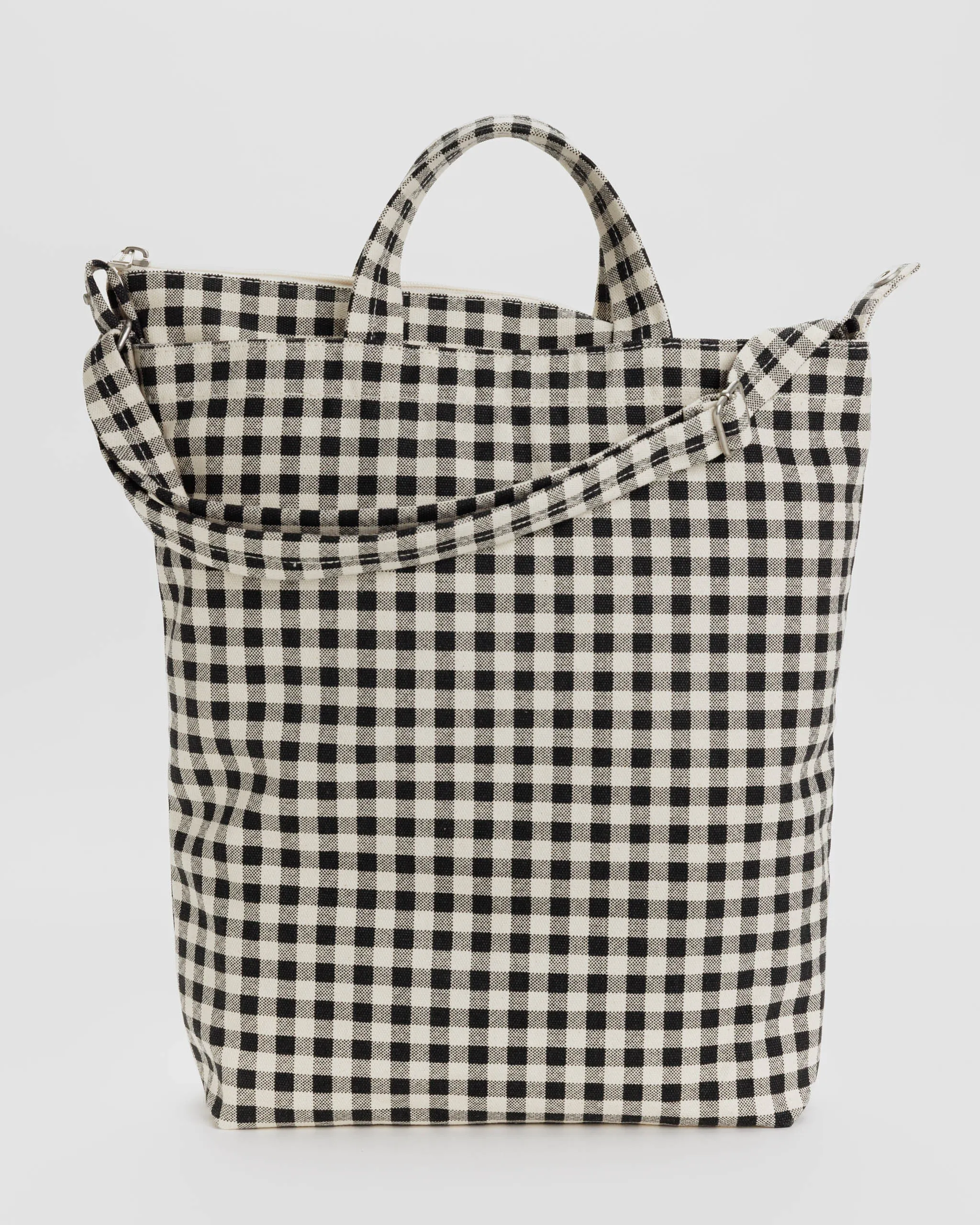 Baggu | Duck Bag Zip - Black and White Gingham sold by Fort