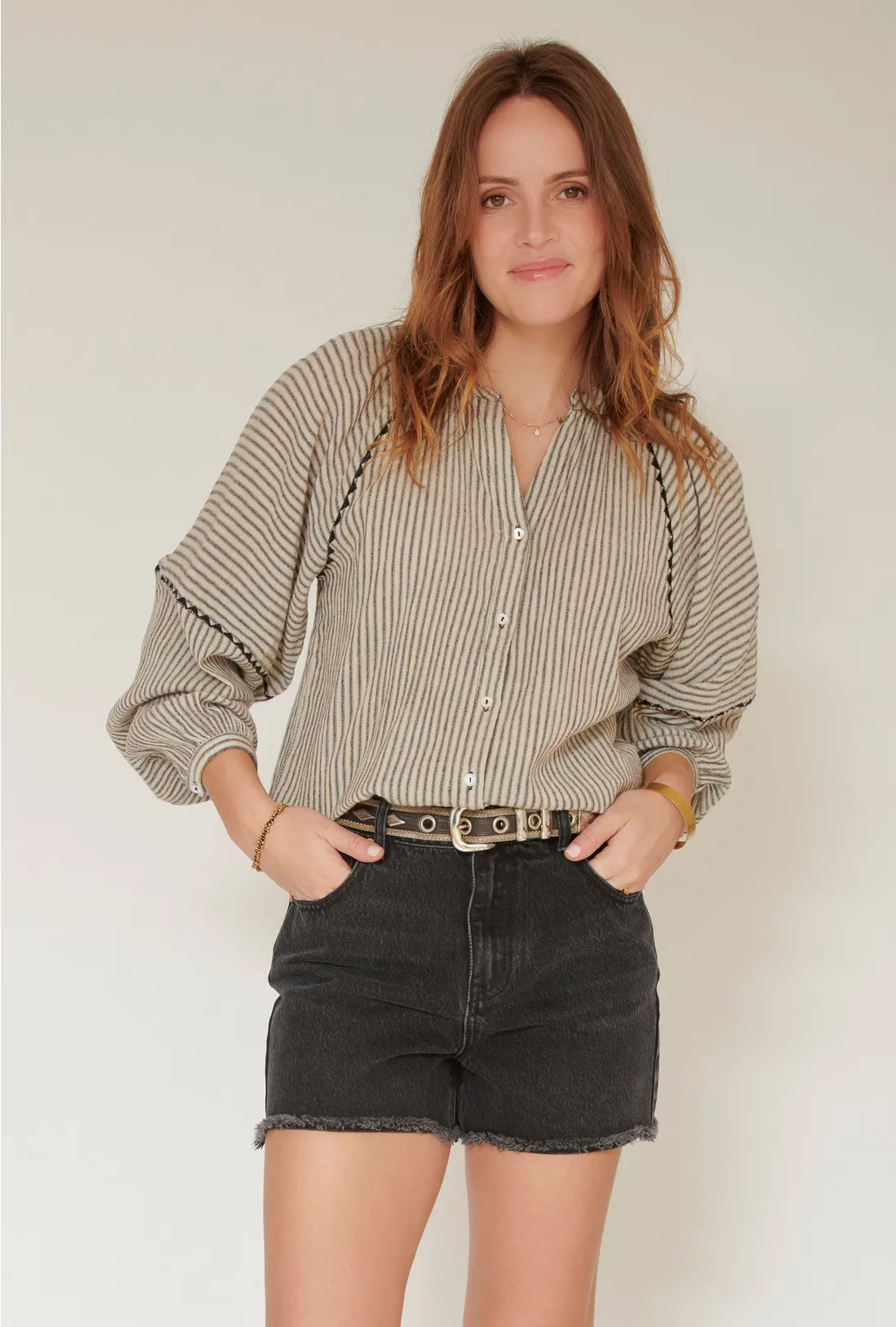 MKT Studios | Christy Blouse - Striped sold by Fort