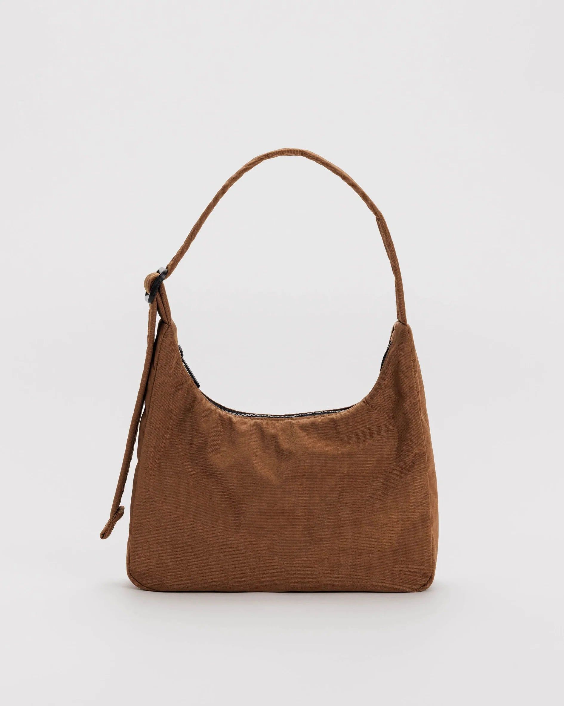 Baggu | Mini Nylon Shoulder Bag - Brown sold by Fort