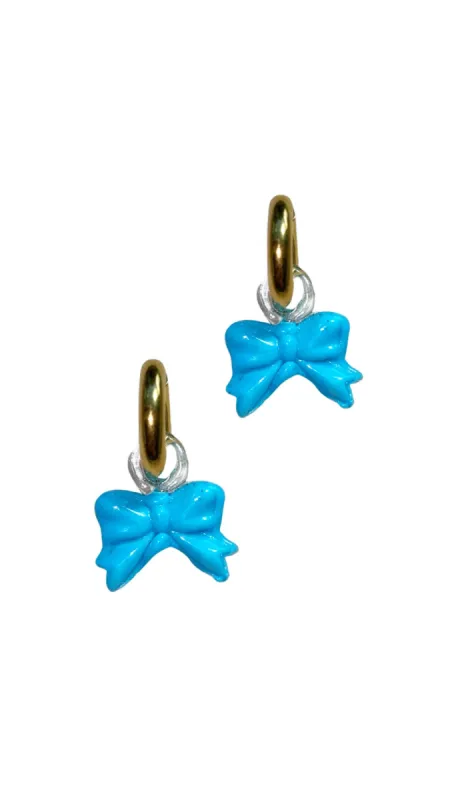 Notte | Little Bow Peep Earrings - Blue sold by Fort