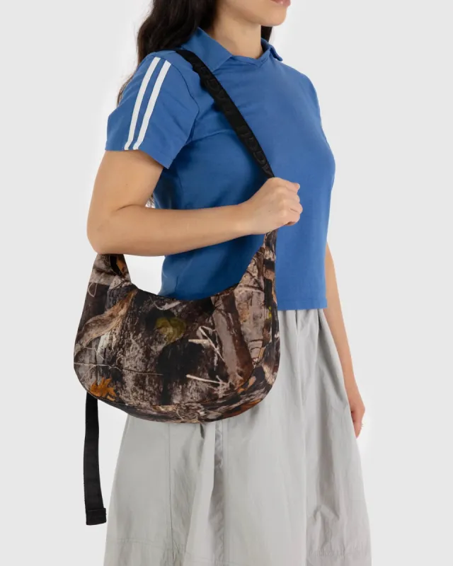 Baggu | Medium Nylon Crescent Bag - Photo Forest sold by Fort