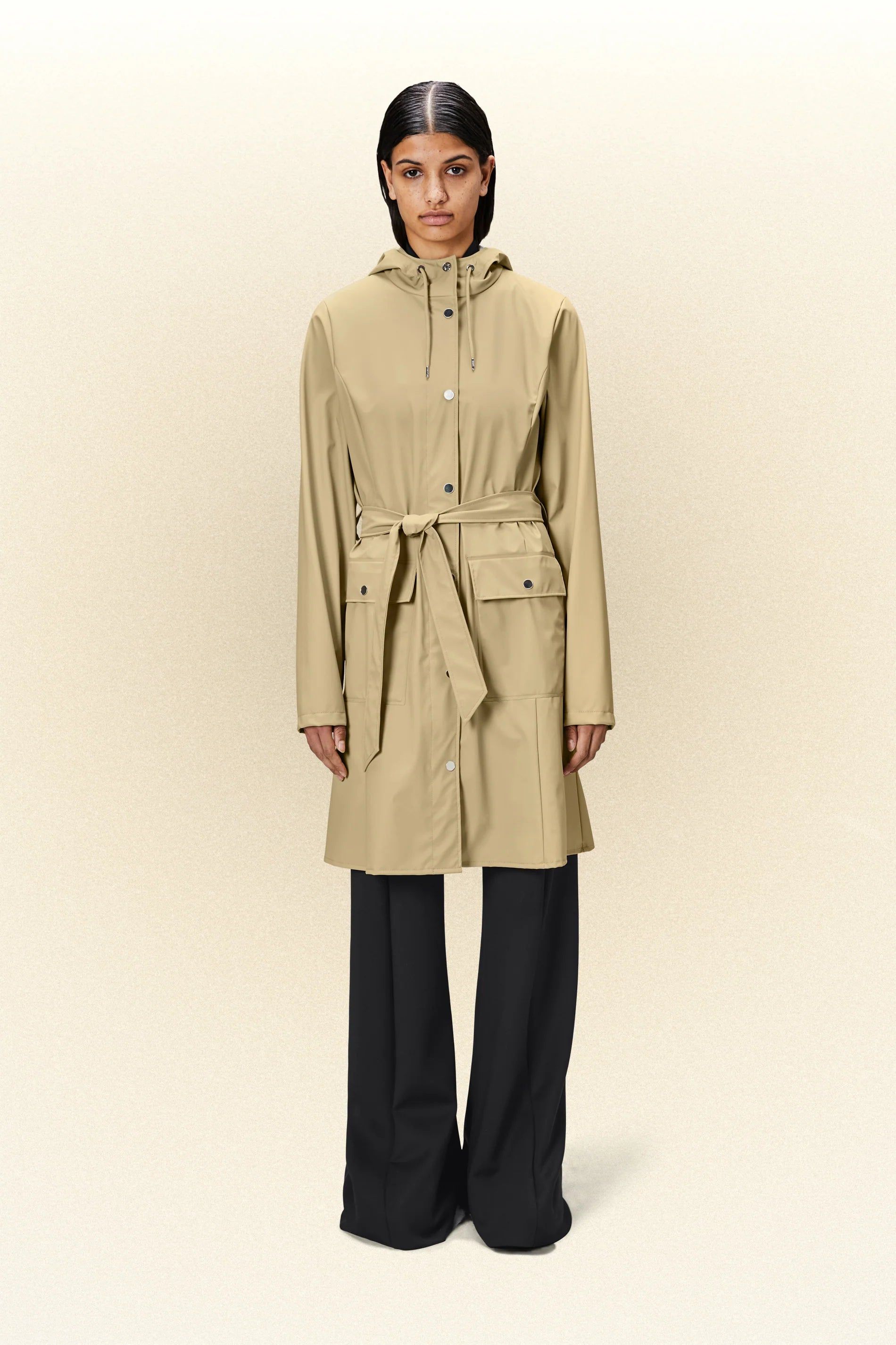Rains | Curve W Jacket - Sand sold by Fort