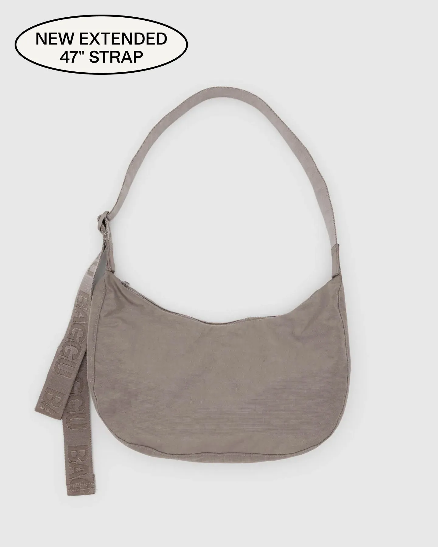 Baggu | Medium Nylon Crescent Bag - Dove sold by Fort product image thumbnail 3