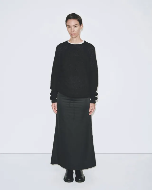 Mijeong Park | Mohair Crew Neck Sweater - Black sold by Fort