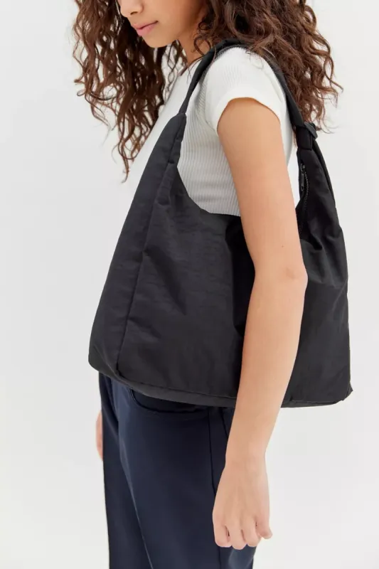 Baggu | Nylon Shoulder Bag - Black sold by Fort