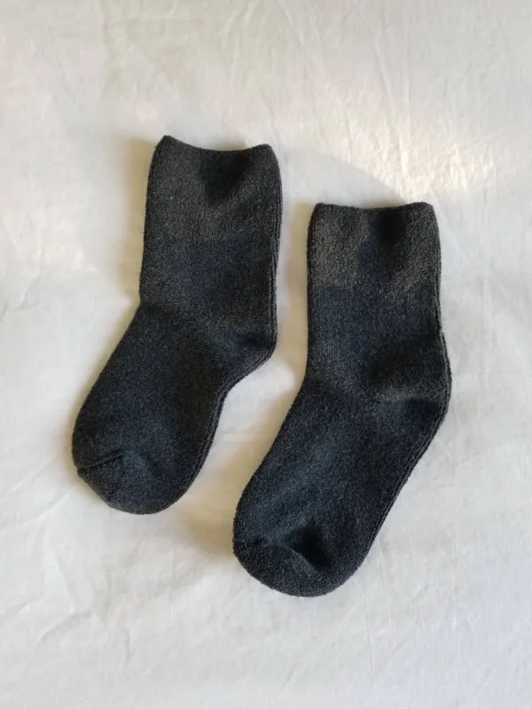 Le Bon Shoppe | Cloud Socks - Charcoal made by Le Bon Shoppe