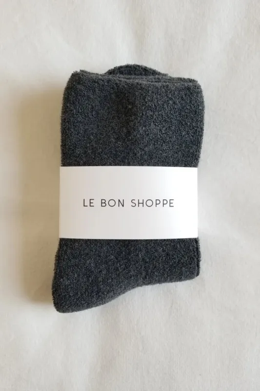Le Bon Shoppe | Cloud Sock - Charcoal sold by Fort