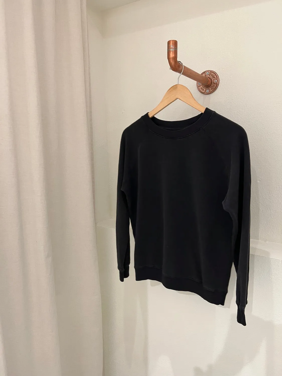 Jungmaven | Bonfire Raglan Sweatshirt - Black sold by Fort product image thumbnail 2