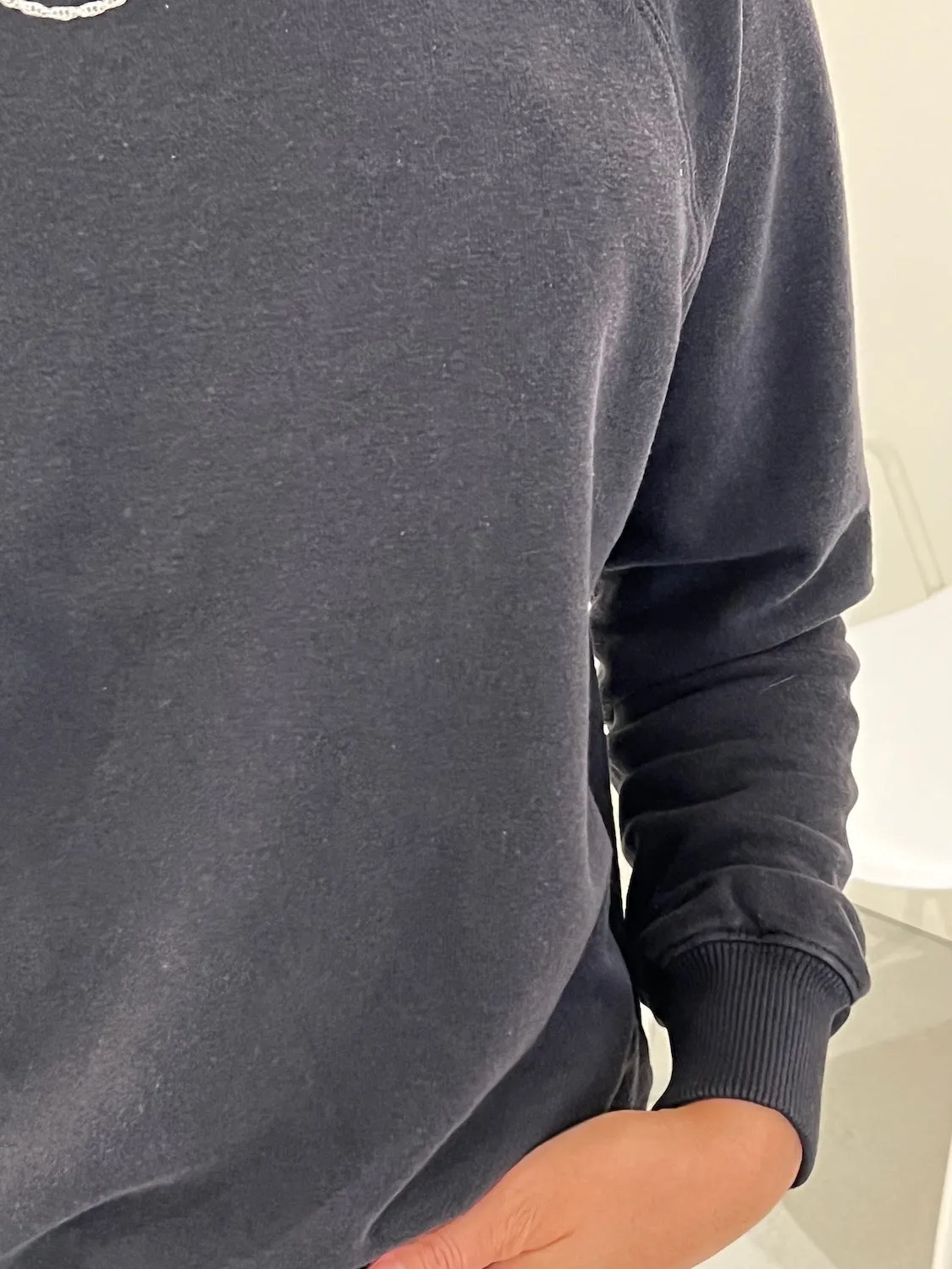 Jungmaven | Bonfire Raglan Sweatshirt - Black sold by Fort product image thumbnail 3