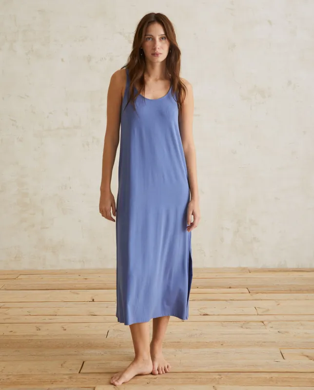 Yerse |Tank Dress - Indigo sold by Fort