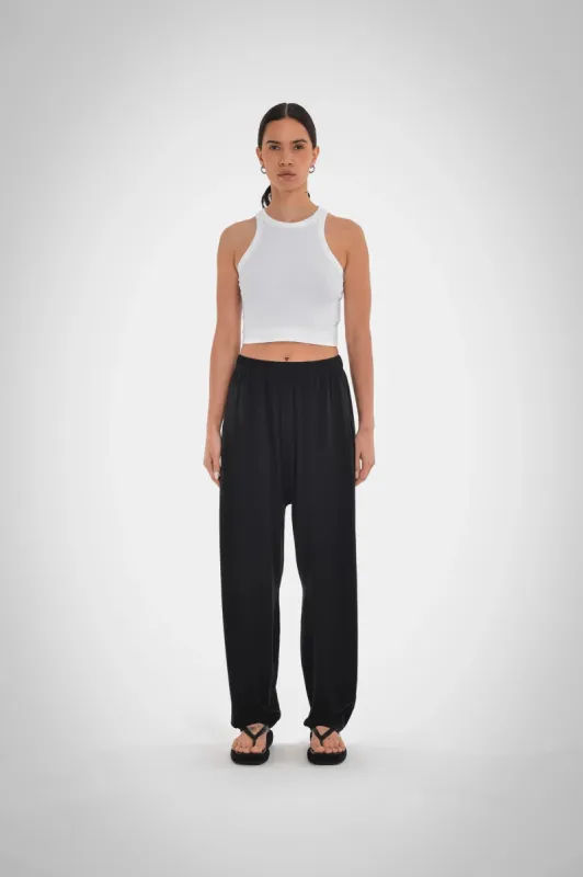 Paper Label | Milan Pant - Black sold by Fort