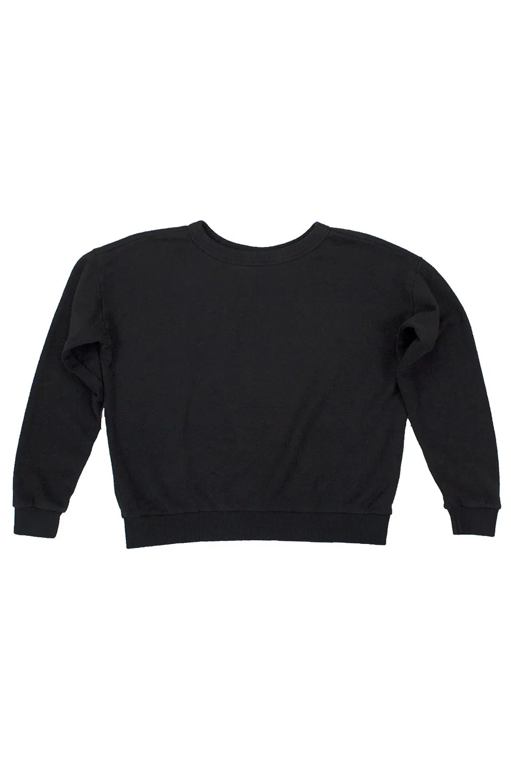 Jungmaven | Crux Cropped Sweatshirt - Black sold by Fort