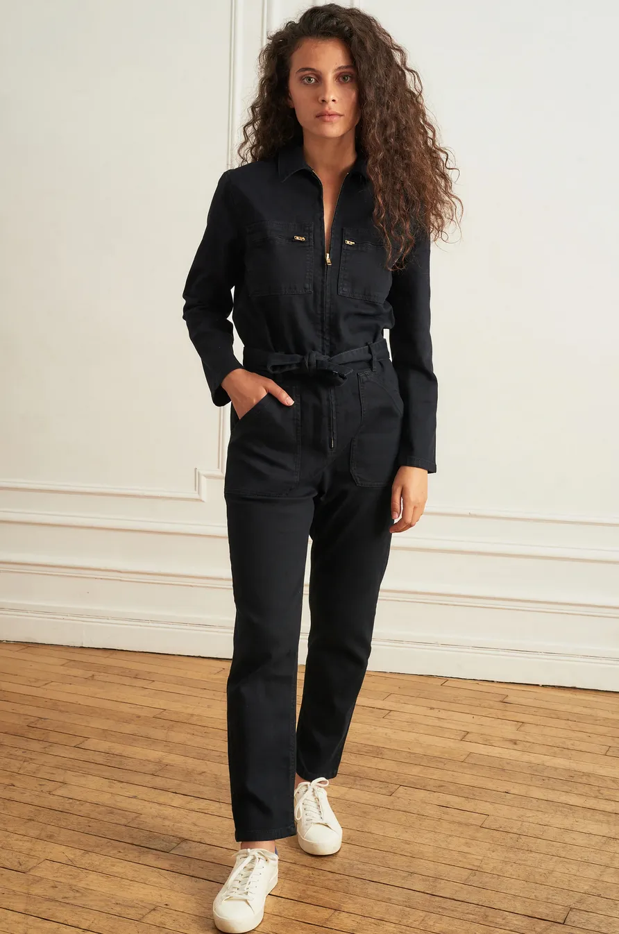 La Petite Francaise | Celia Jumpsuite - Black sold by Fort