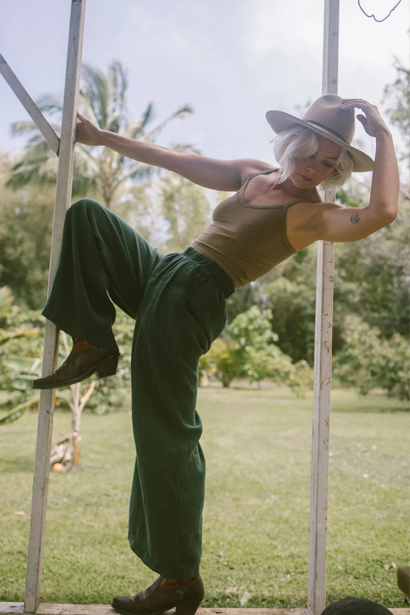 Jungmaven | Cambria Pant - Olive Green sold by Fort