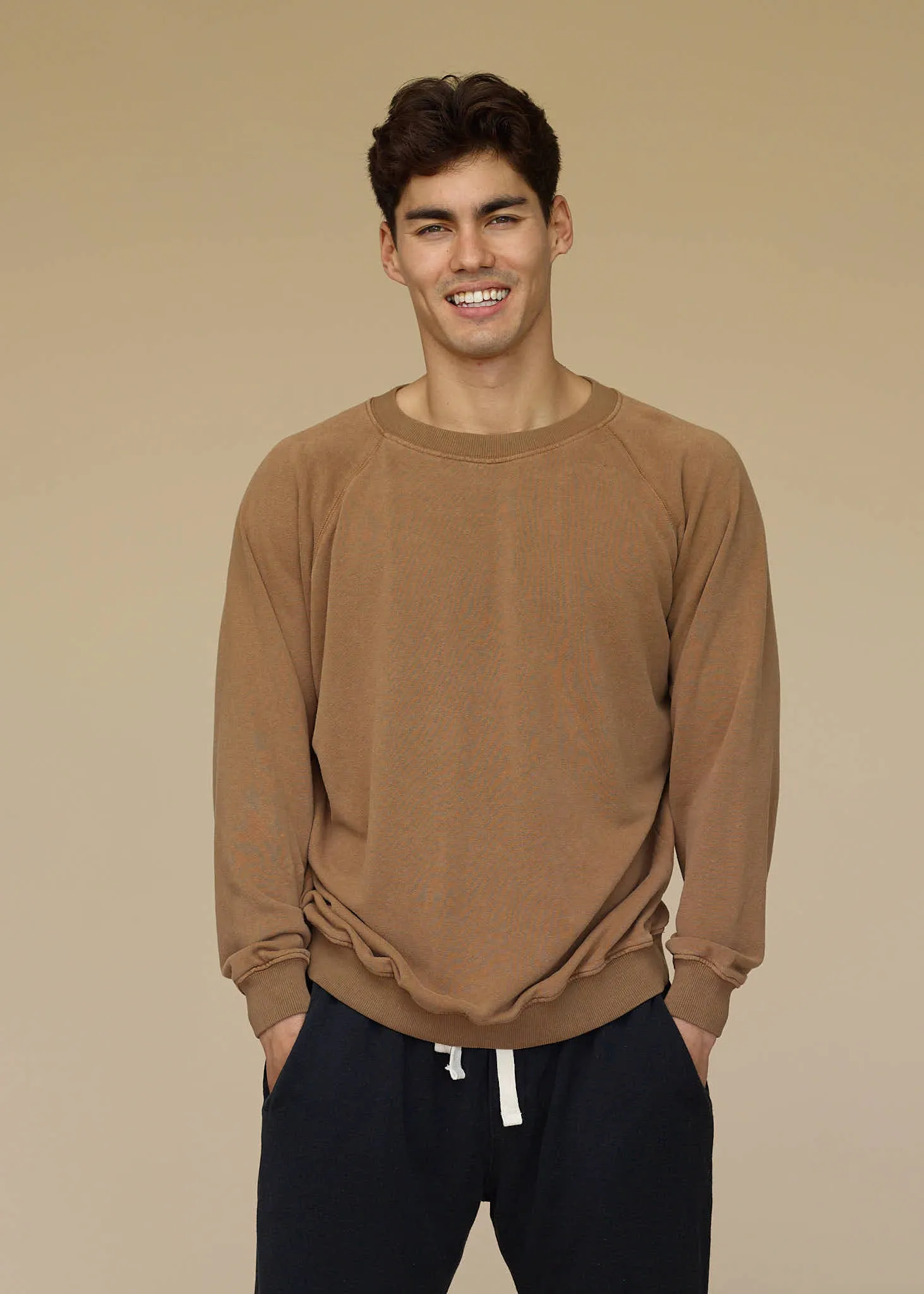 Jungmaven | Bonfire Raglan Sweatshirt - Oat Milk sold by Fort product image thumbnail 3