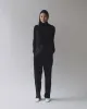 Mijeong Park | Roll Neck Jersey Top - Black sold by Fort