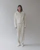 Mijeong Park | Spread Collar Boucle Cardigan - Cream sold by Fort