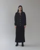 Mijeong Park | Alpaca Blend Relaxed Cardigan - Charcoal sold by Fort