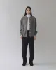 Mijeong Park | Alpaca Blend Relaxed Cardigan - Gray sold by Fort