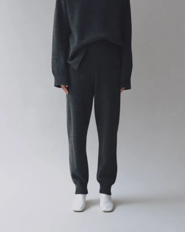 Mijeong Park | Cashmere Blend Knit Pants - Charcoal sold by Fort