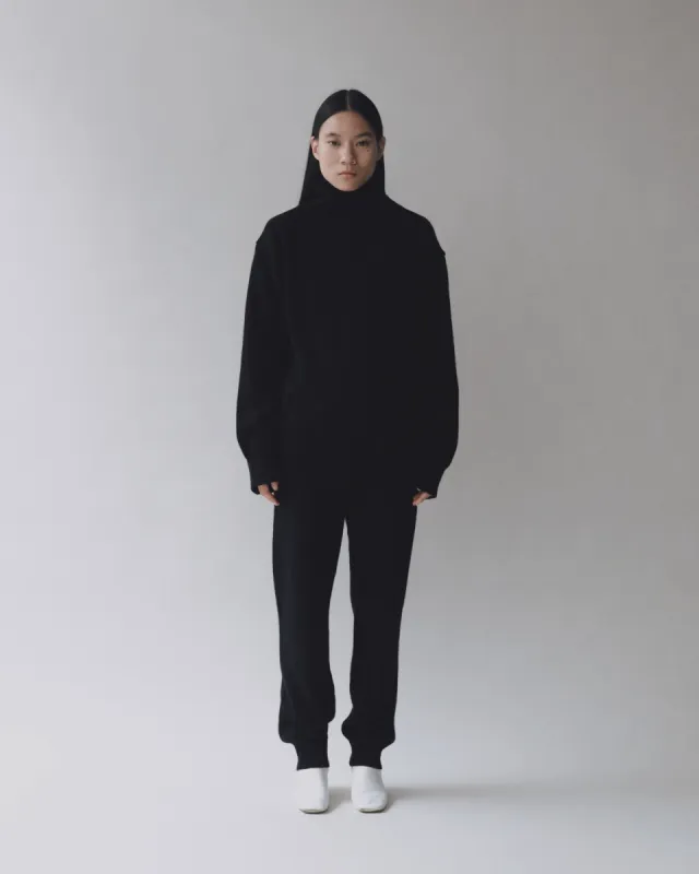 Mijeong Park | Cashmere Blend Knit Pants - Black sold by Fort