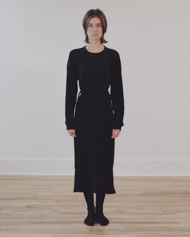 Baserange | Shaw Longsleeve Dress - Black sold by Fort