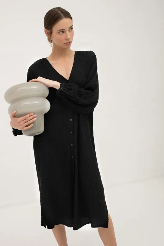 Mus & Bombon | Insua Dress - Black sold by Fort