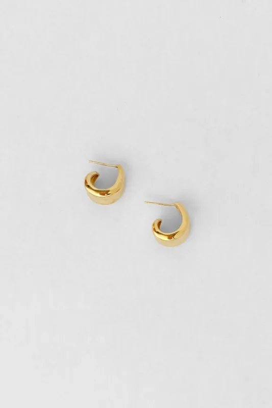 Kara Yoo | Frankie Earrings - Gold made by Kara Yoo