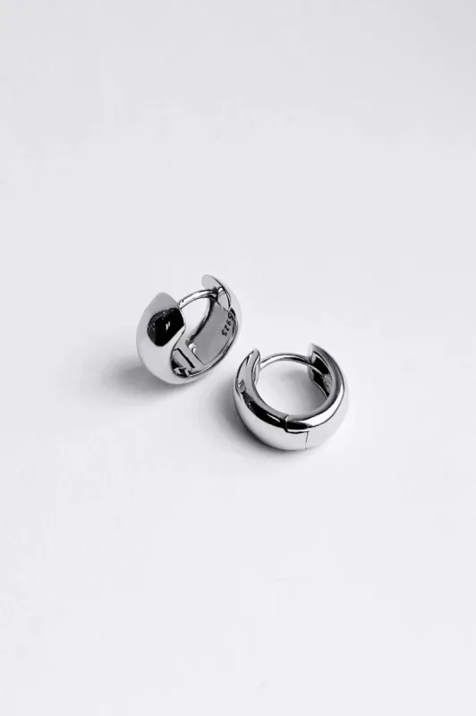 Kara Yoo | Jane Hoops - Silver sold by Fort