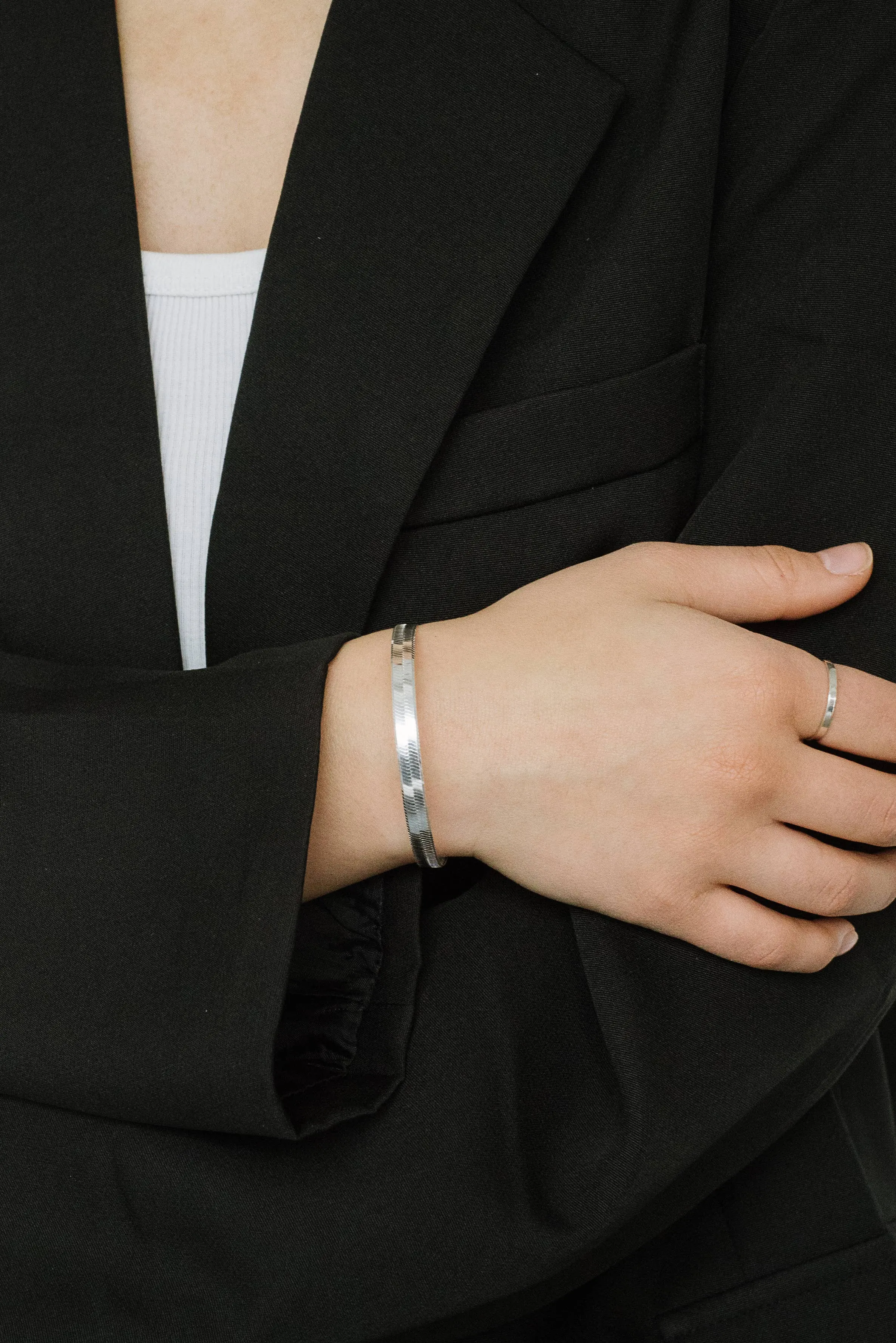 Kara Yoo | Glacé Midi Bracelet - Silver sold by Fort