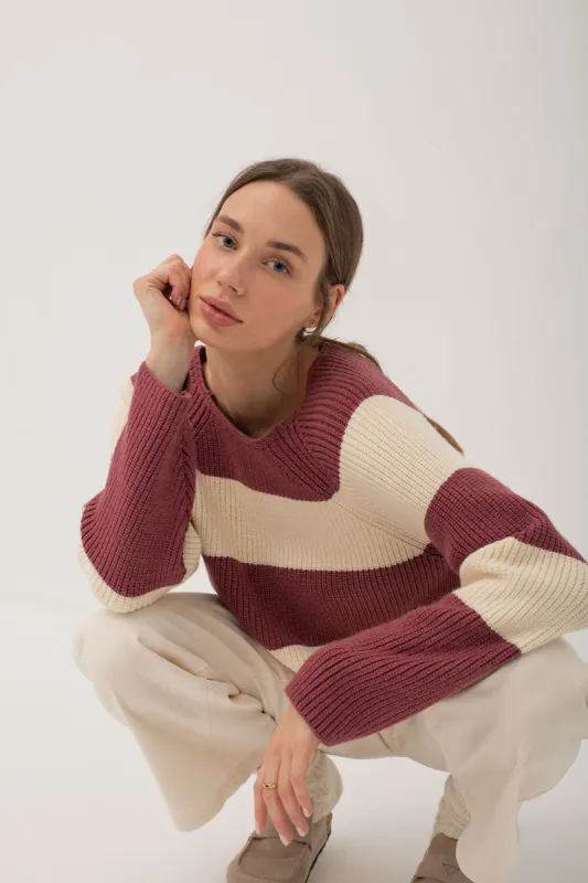 Mus & Bombon | Jersey Vascao - Red Stripe sold by Fort