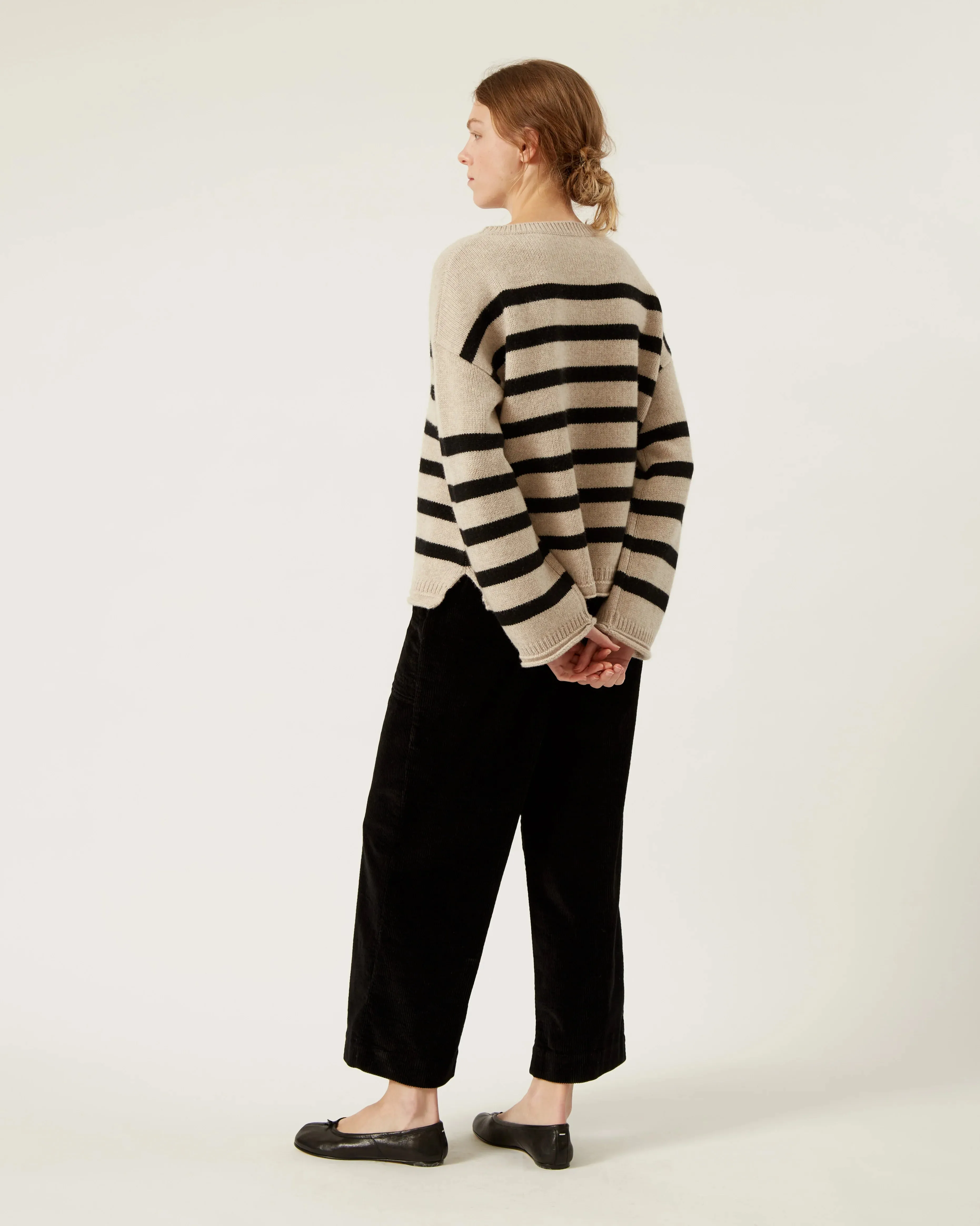 Naïf | Athena Merino Sweater - Oatmeal/Black sold by Fort product image thumbnail 3