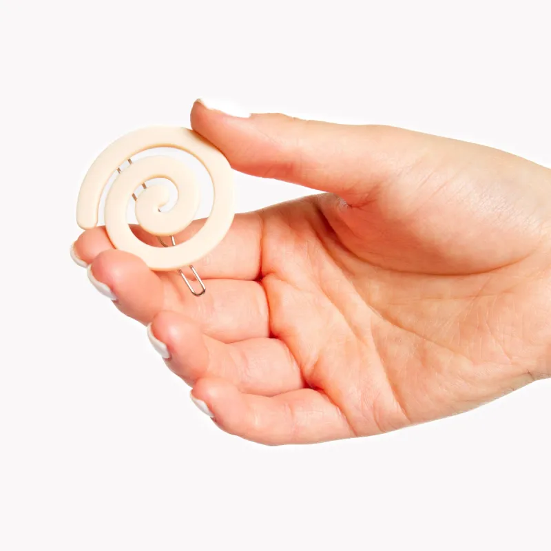 CHUNKS | Spiral Clip - Cream sold by Fort