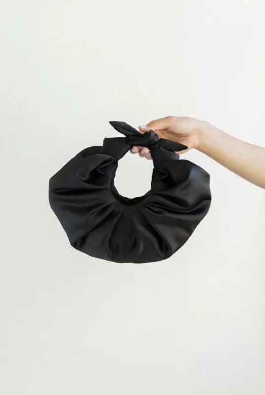 A Bronze Age | Kiku Croissant Bag - Black made by Fort