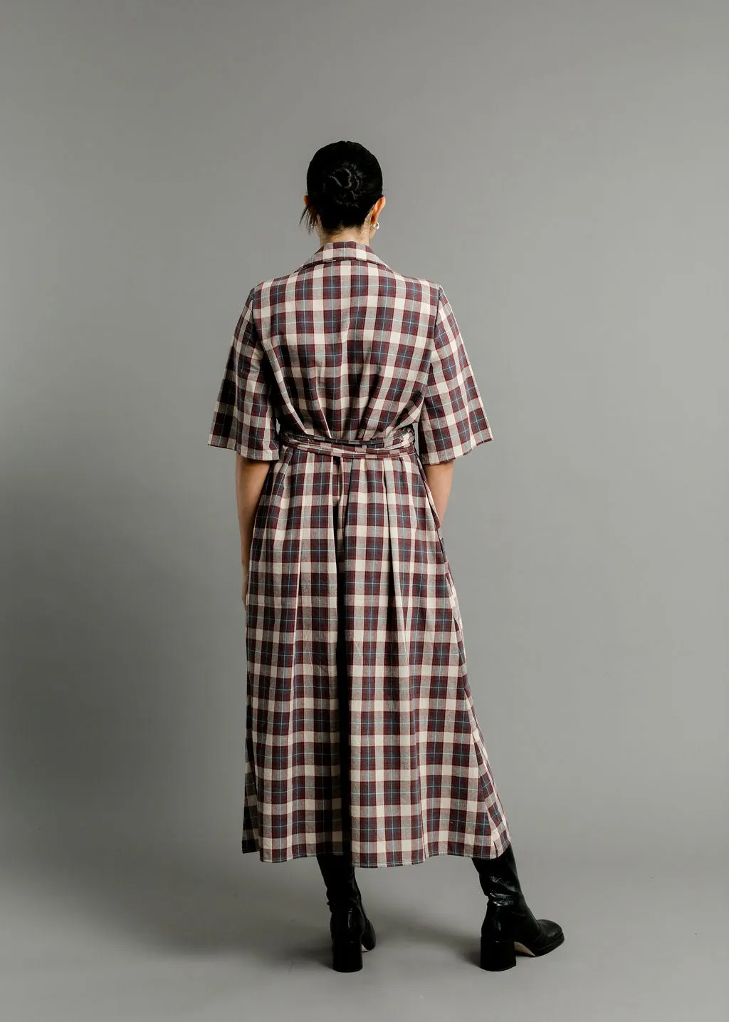 A Bronze Age | Eden Dress - Nerd Plaid sold by Fort product image thumbnail 3