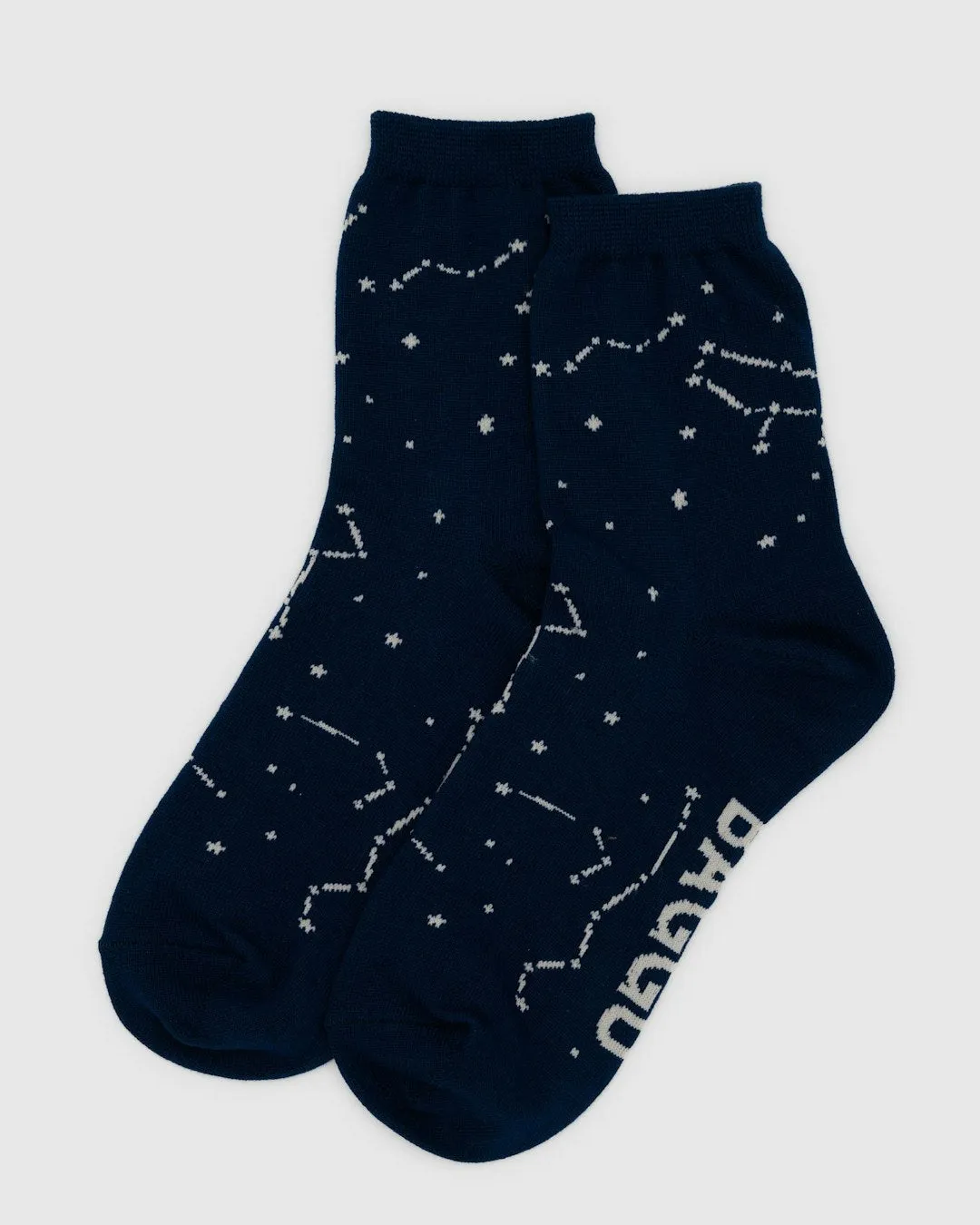 Baggu | Crew Socks - Constellation Midnight sold by Fort