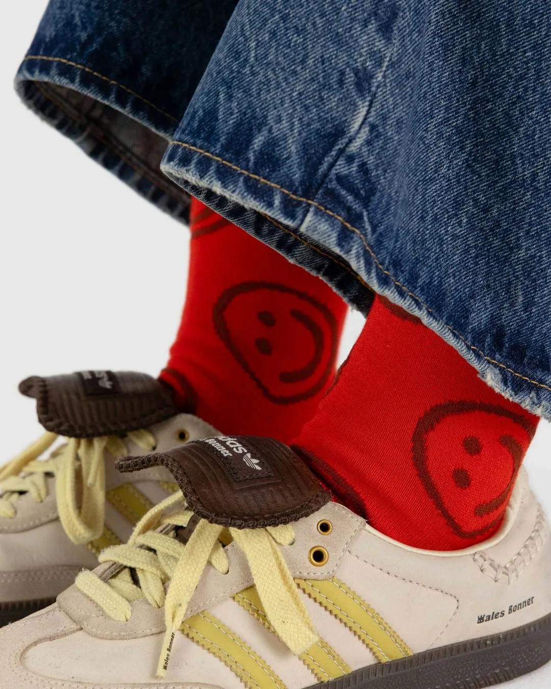Baggu | Crew Socks - Red Happy sold by Fort product image thumbnail 2