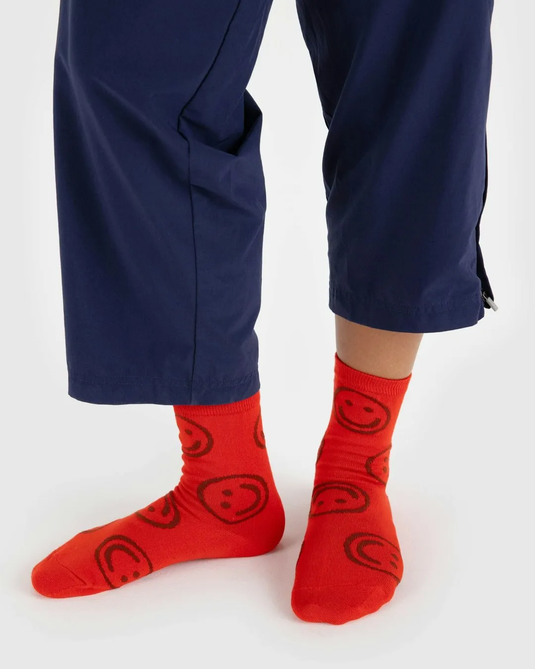 Baggu | Crew Socks - Red Happy sold by Fort product image thumbnail 3