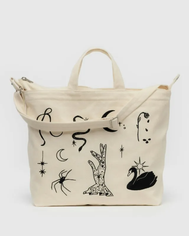Baggu | Horizontal Duck Bag - Embroidered Ballet Icons sold by Fort