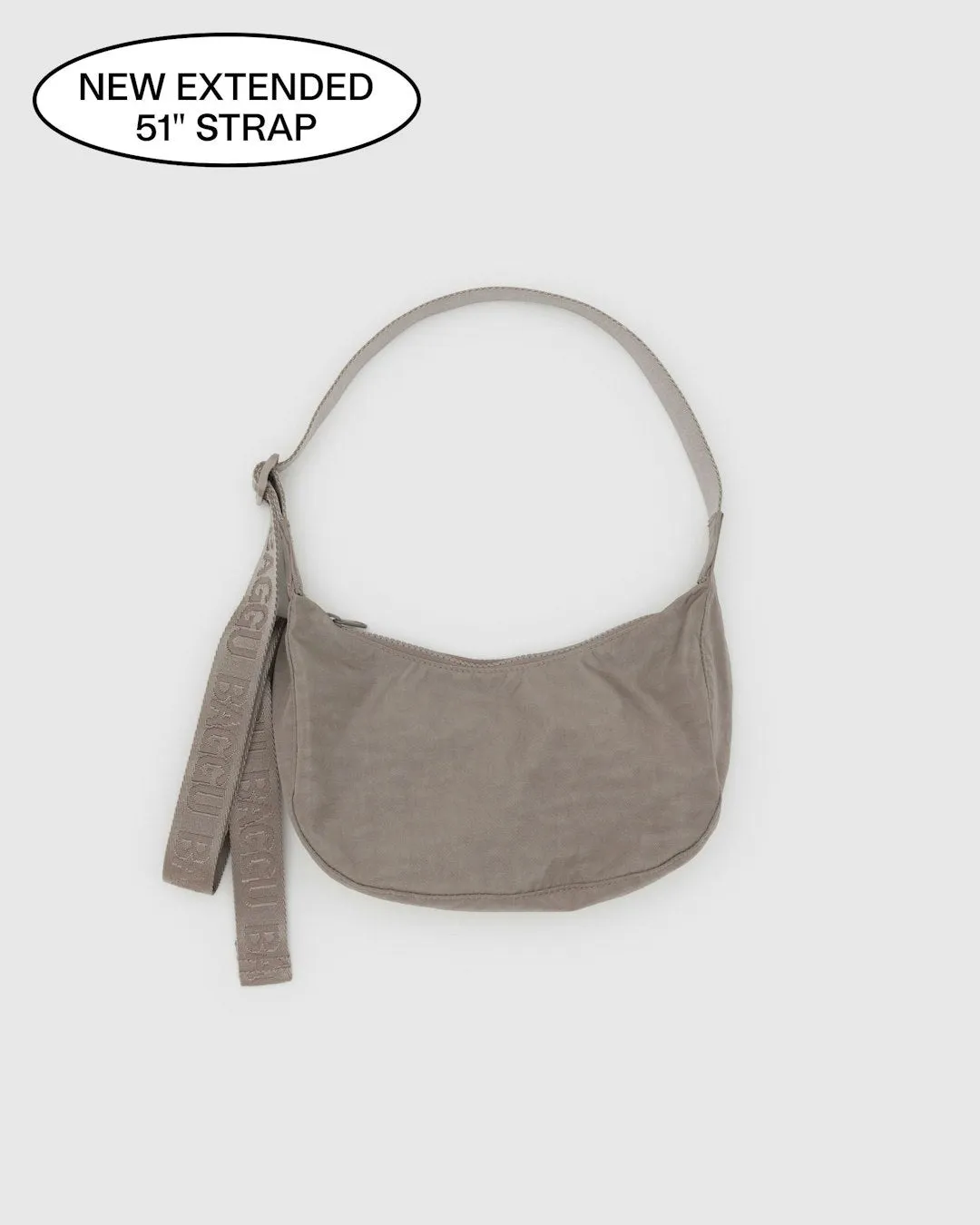 Baggu | Small Nylon Crescent Bag - Dove sold by Fort