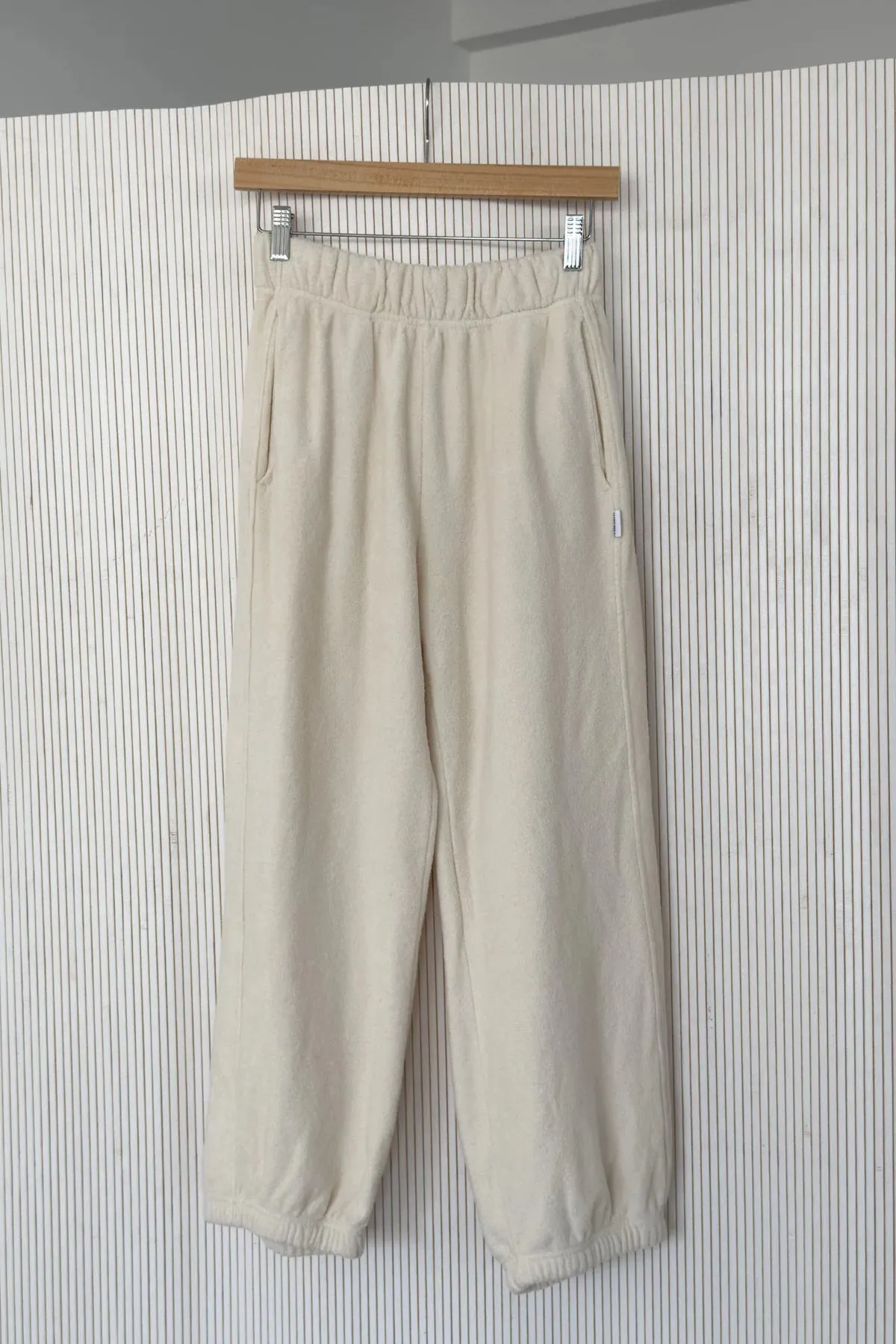 Le Bon Shoppe | Cotton Terry Balloon Pants - Naturel sold by Fort product image thumbnail 3