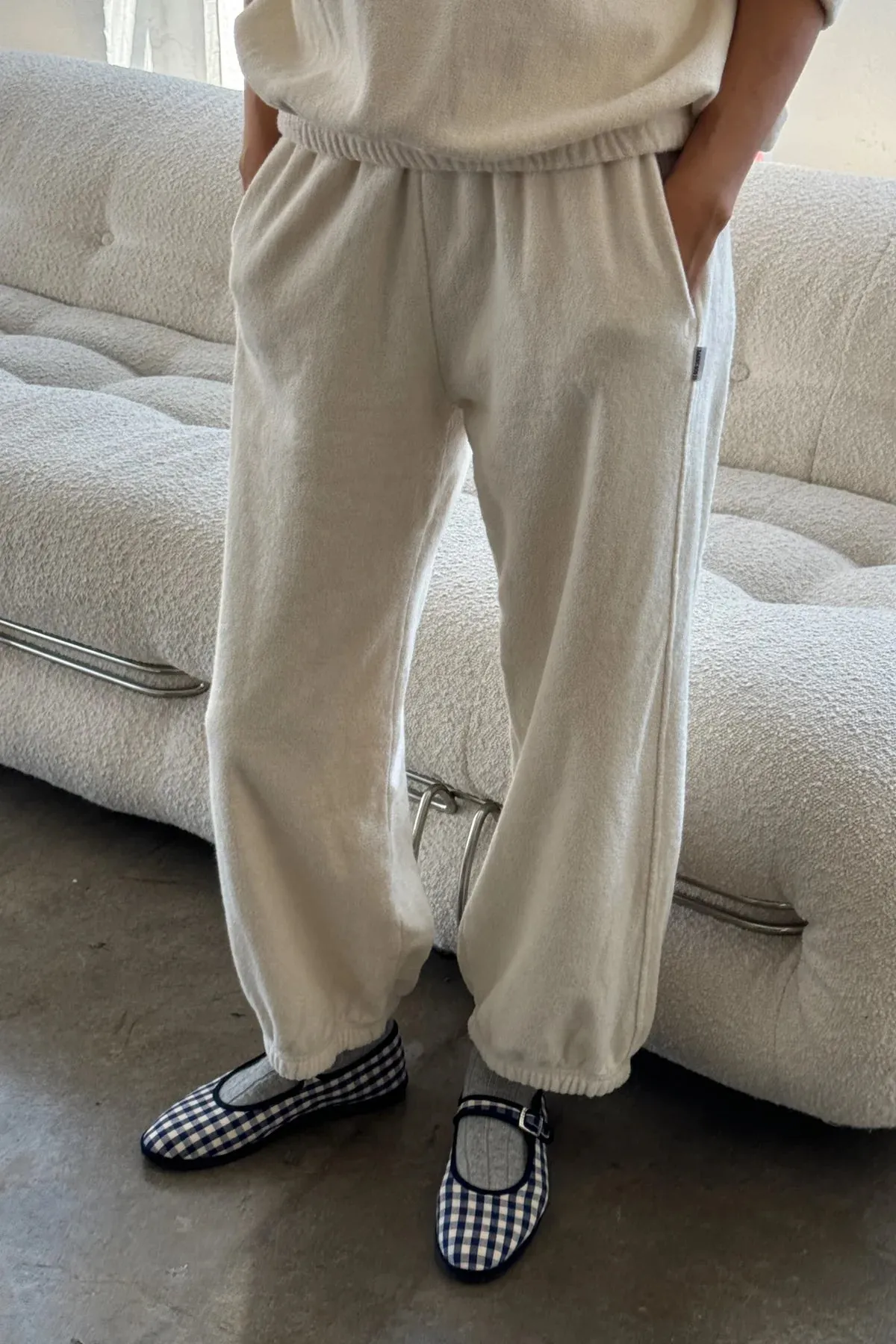 Le Bon Shoppe | Cotton Terry Balloon Pants - Naturel sold by Fort