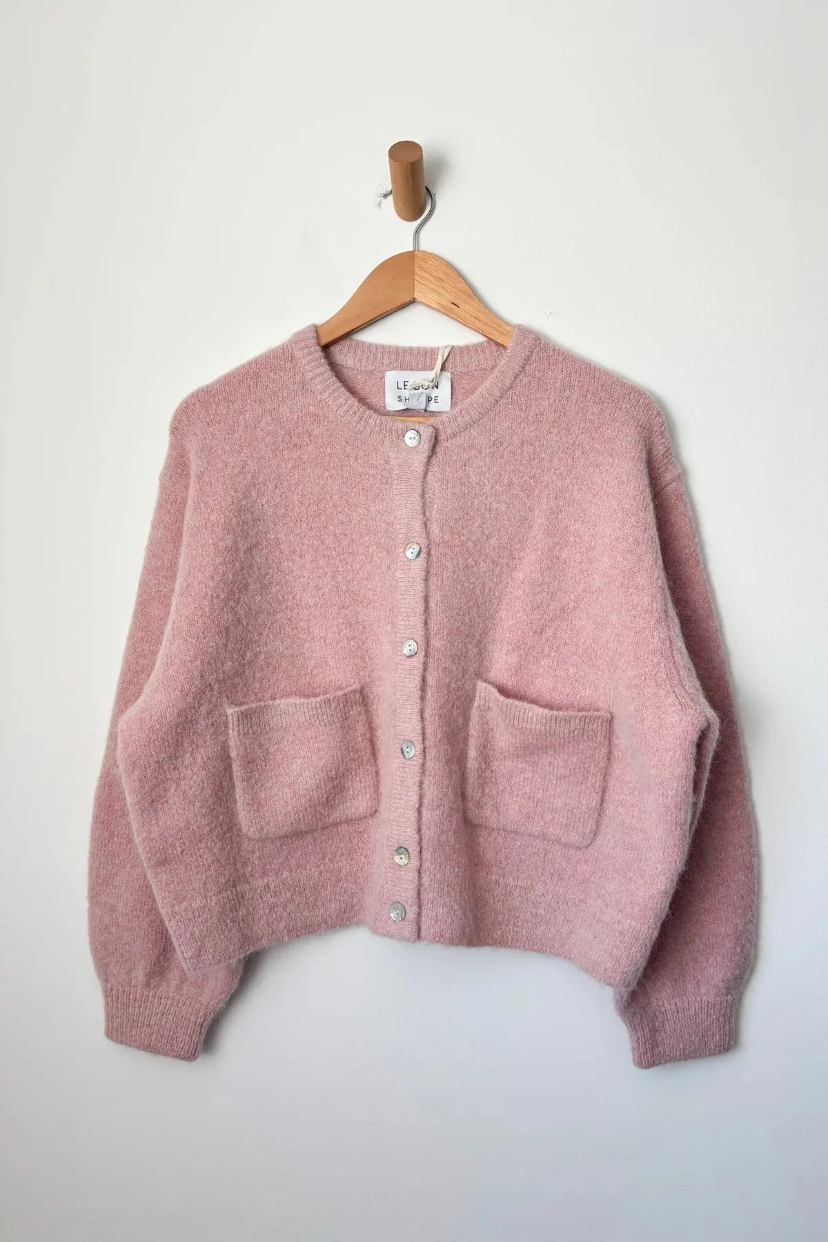 Le Bon Shoppe | Amélie Alpaca Cardigan - Pink Rose sold by Fort product image thumbnail 2